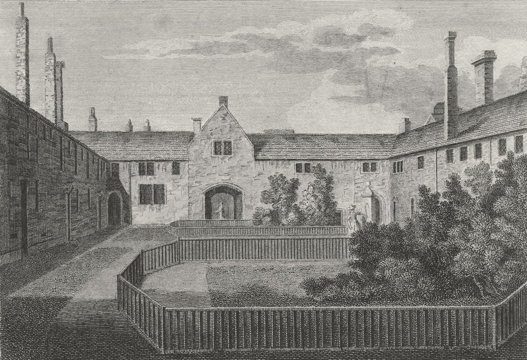 SUSSEX. Vicars College, Chichester. Grose 1783 old antique print picture